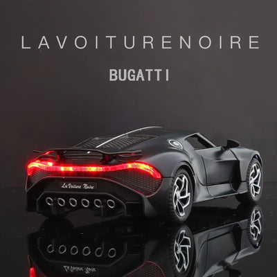 Miniature Bugatti La Voiture Noire 1:32 Noir - vue arrière - Becquet Voiture