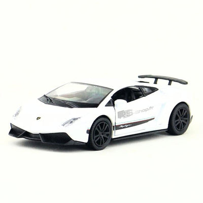 Miniature Lamborghini Gallardo Superleggera 1:36 - vue arrière - Becquet Voiture