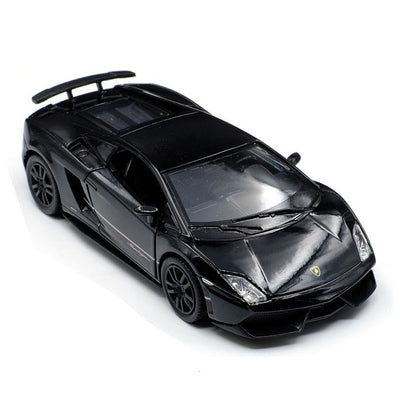 Miniature Lamborghini Gallardo Superleggera 1:36 - vue de face 2 - Becquet Voiture