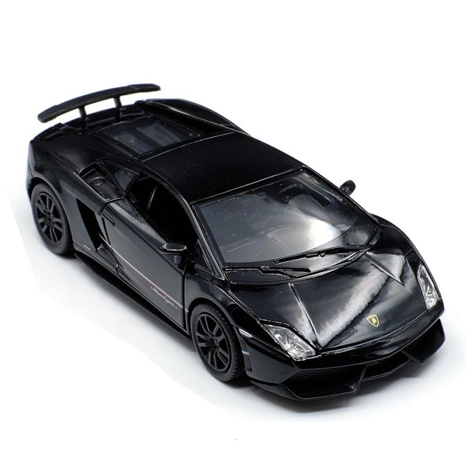 Miniature Lamborghini Gallardo Superleggera 1:36 - vue de face 2 - Becquet Voiture