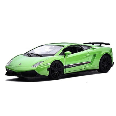Miniature Lamborghini Gallardo Superleggera 1:36 - vue de trois-quarts - Becquet Voiture