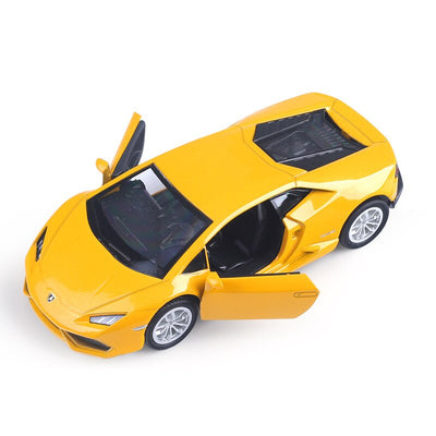 Miniature Lamborghini Huracan 1:36 - installé sur véhicule - Becquet Voiture