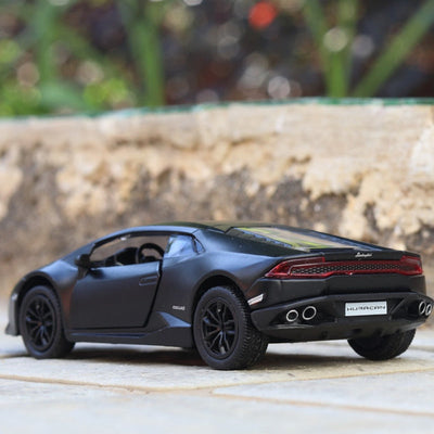 Miniature Lamborghini Huracan 1:36 - vue de dessus - Becquet Voiture