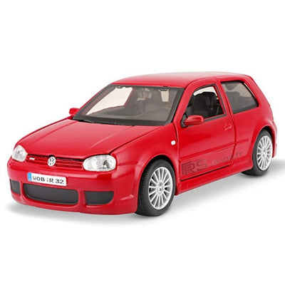 Miniature Volkswagen Golf 4 R32 Échelle 1:24 - vue de profil - Becquet Voiture