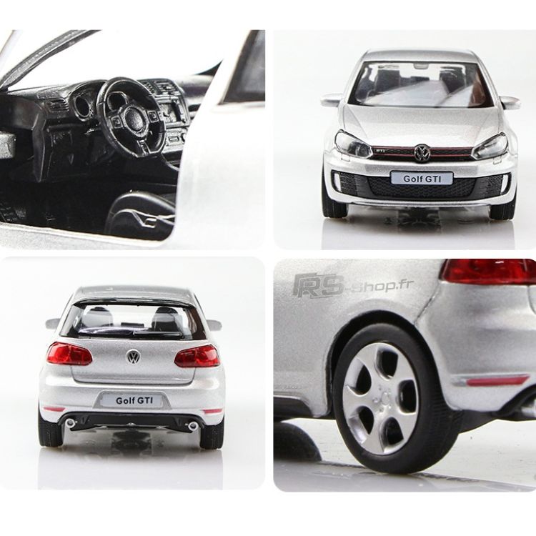 1:36 Scale VW Golf 6 GTI Miniature - fitting detail - Becquet Voiture