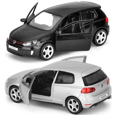 Miniature VW Golf 6 GTI 1:36 - vue arrière - Becquet Voiture