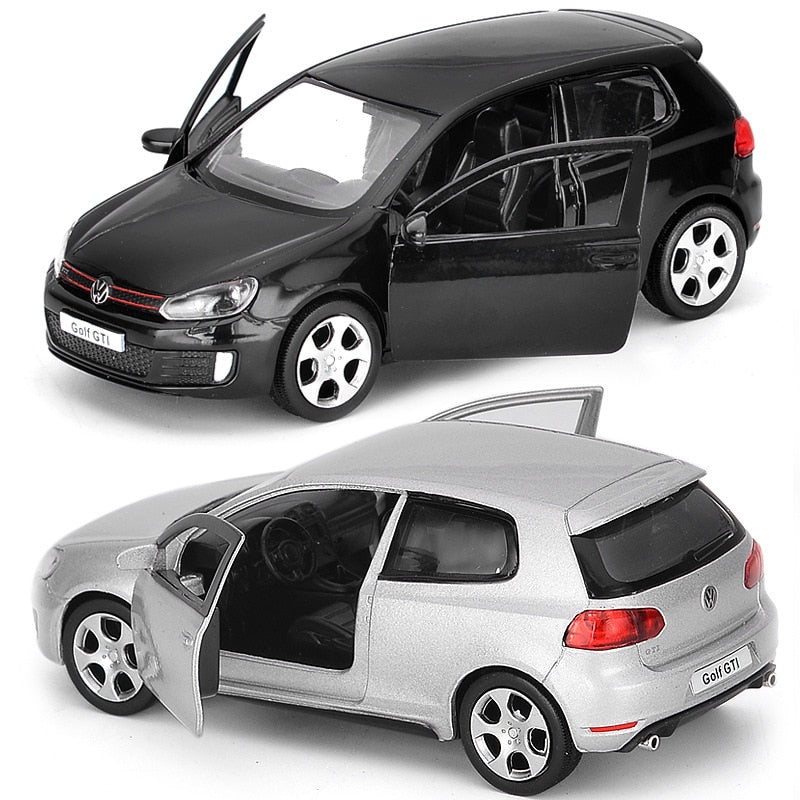 1:36 Scale VW Golf 6 GTI Miniature - rear view - Becquet Voiture