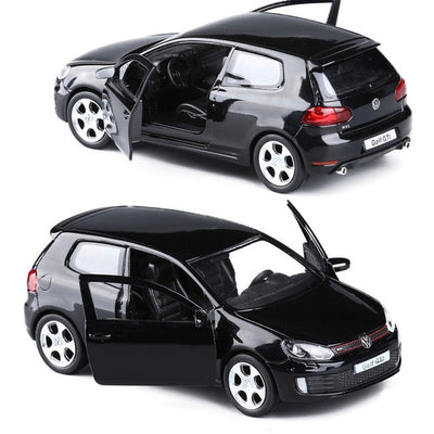 Miniature VW Golf 6 GTI 1:36 - vue de trois-quarts - Becquet Voiture