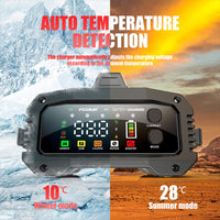 Chargeur de Batterie Voiture FOXSUR 12V 24V 25A avec Fonction Booster