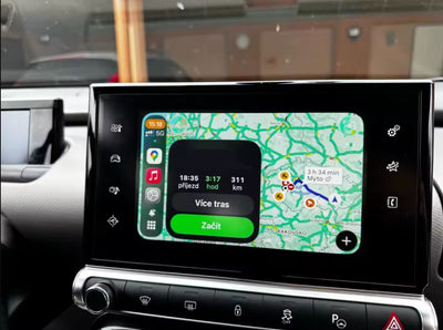 Module Apple CarPlay sans fil Android Auto Citroën C5 II SMEG - vue de face - Becquet Voiture