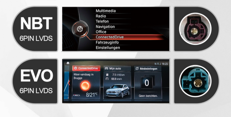 Module CarPlay Android Auto BMW Série 1 F20 NBT NBT EVO - détail du montage - Becquet Voiture
