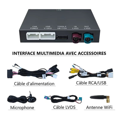 Module CarPlay Android Auto BMW Série 3 E90 E92 iDrive CCC CIC - packshot studio - Becquet Voiture