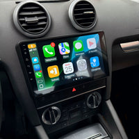 Module CarPlay Android Auto sans fil Audi A3 S3 RS3 8P 2003-2013 - vue de face - Becquet Voiture