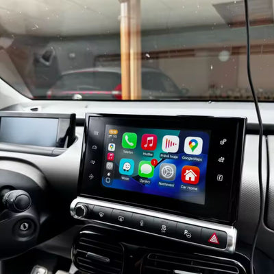 Module CarPlay Sans Fil Android Auto Citroën C4 II SMEG 2012-2017 - vue de profil - Becquet Voiture