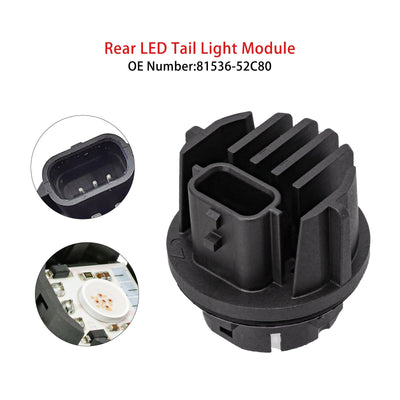 Module de Feu Arrière à LED 81536-52C80 Toyota CHR Camry - vue arrière - Becquet Voiture