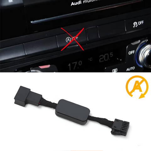 Module désactivation Start-Stop Audi A3 S3 RS3 8P 2003-2012 plug-and-play - vue de face - Becquet Voiture