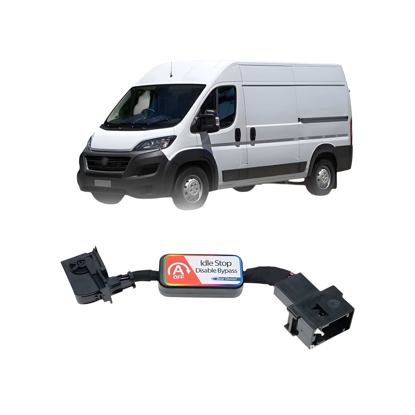 Module Désactivation Start/Stop Fiat Ducato 2006-2024 - vue de face - Becquet Voiture