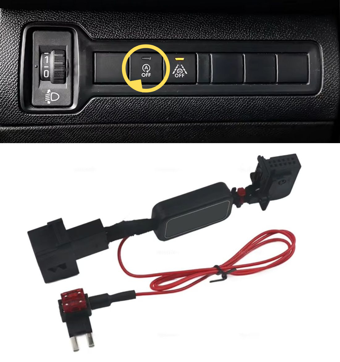 Module Désactivation Start/Stop Peugeot 5008 I 2013-2017 - vue de face - Becquet Voiture