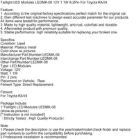 Module Feu Arrière LED LEDMK-08 Toyota RAV4 - vue de face 2 - Becquet Voiture