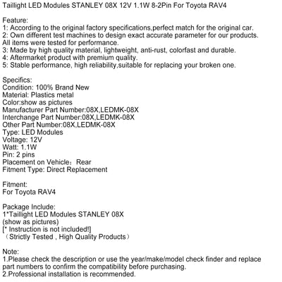 Module Feu Arrière LED Stanley 08X Toyota RAV4 - en situation - Becquet Voiture