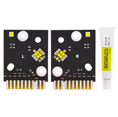 Modules LED DRL Angel Eyes jaune CSL BMW Série 2 G42 M2 G87 2021-2024 - vue arrière - Becquet Voiture