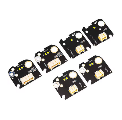 Modules LED DRL Angel Eyes jaune CSL BMW Série 3 F30 M3 F80 2011-2019 - vue arrière - Becquet Voiture
