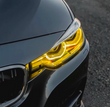 Modules LED DRL Angel Eyes jaune CSL BMW Série 3 F30 M3 F80 2011-2019