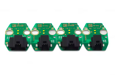Modules LED DRL Jaunes Angel Eyes BMW Série 1 F20 - installé sur véhicule - Becquet Voiture