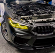 Modules LED DRL Jaunes Angel Eyes Look CSL BMW Série 8 G15