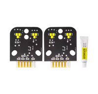 Modules LED DRL Jaunes Look CSL Angel Eyes BMW X3 - vue de profil - Becquet Voiture