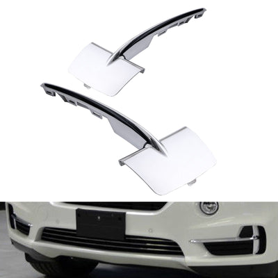 Moulure Garniture Calandre Inférieure Chrome BMW X5 F15 2014-2018 - vue de face - Becquet Voiture