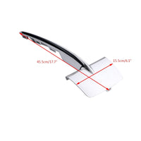 Moulure Garniture Calandre Inférieure Chrome BMW X5 F15 2014-2018 - vue de profil - Becquet Voiture