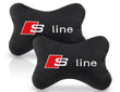 Oreiller De Cou Siège Audi S-Line Noir
