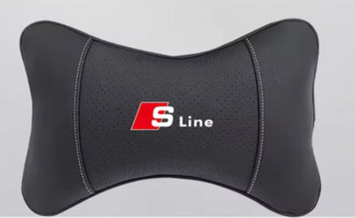 Oreiller De Cou Siège Audi Sline Noir - vue de profil - Becquet Voiture
