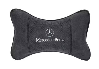 Oreiller De Cou Siège Mercedes 16x30cm - vue de face - Becquet Voiture
