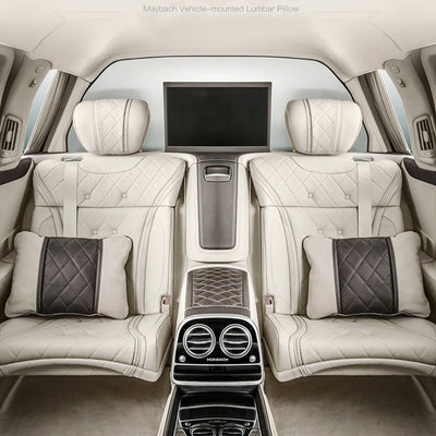 Oreiller Lombaire Cuir Nappa Mercedes Maybach Classe S - vue de face - Becquet Voiture
