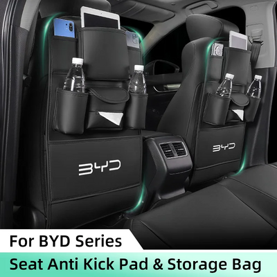 Organiseur de Dossier de Siège pour BYD Atto 3 Han Song - vue de face - Becquet Voiture