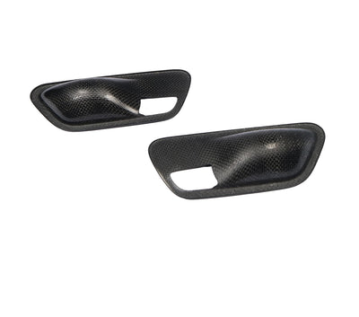 Ouvre-Porte Intérieur Fibre Carbone BMW F82 - vue de profil - Becquet Voiture