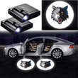Pack 2 projecteurs de porte LED logo Wolf pour voiture