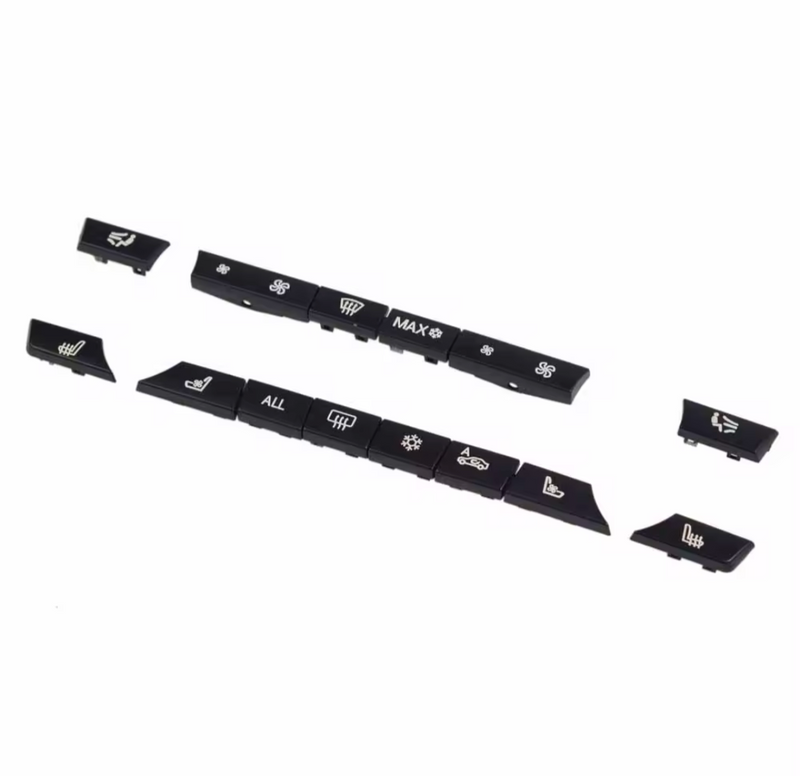 Pack boutons climatisation BMW Série 5 F10 2010-2017 - packshot studio - Becquet Voiture