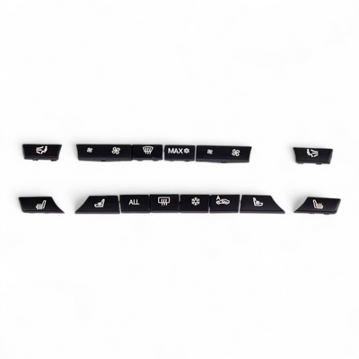 Pack boutons climatisation BMW Série 5 F10 2010-2017 - vue de dessus - Becquet Voiture