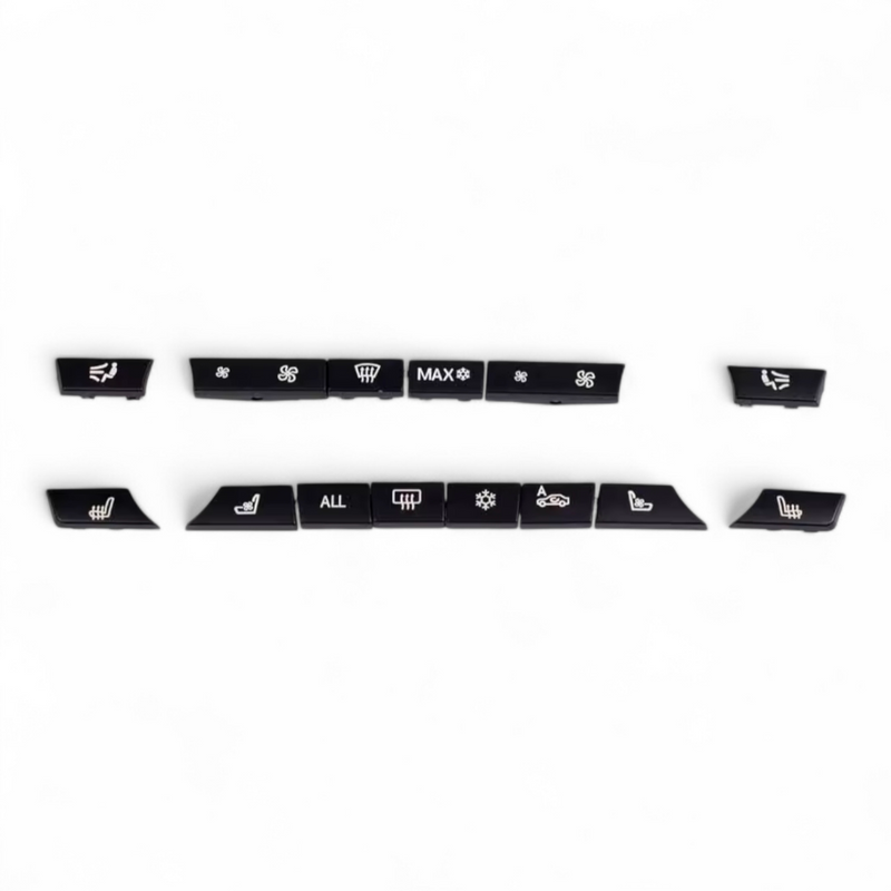Pack boutons climatisation BMW Série 5 F10 2010-2017 - vue de dessus - Becquet Voiture
