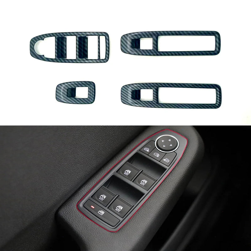 Pack Inserts Imitation Carbone Interieur Renault Clio 5 - détail du montage - Becquet Voiture