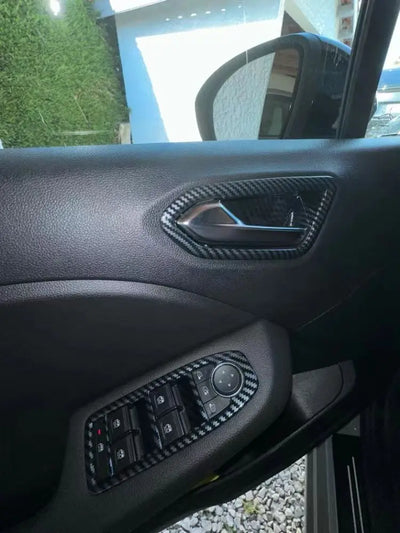 Pack Inserts Imitation Carbone Interieur Renault Clio 5 - installé sur véhicule 2 - Becquet Voiture