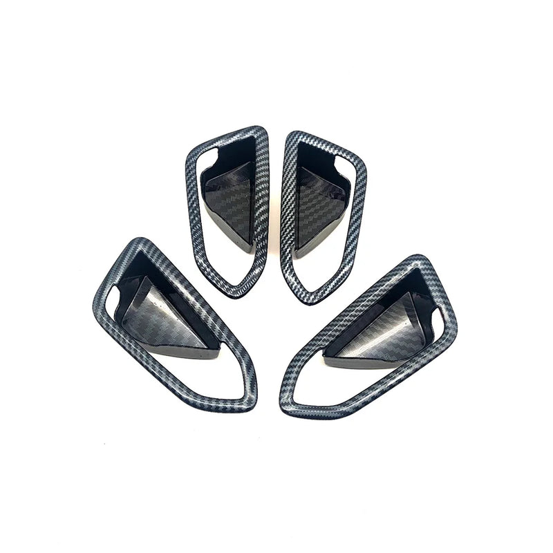 Pack Inserts Imitation Carbone Interieur Renault Clio 5 - vue de trois-quarts - Becquet Voiture