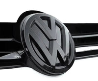Pack logos noirs VW Golf 6 - vue de face - Becquet Voiture