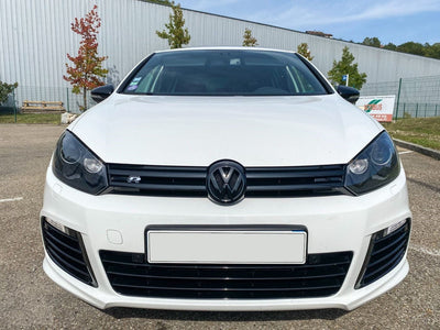 Pack logos noirs VW Golf 6 - vue de profil - Becquet Voiture