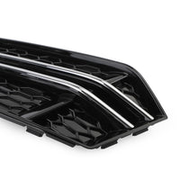 Pair of Front Fog Light Covers Audi A4 B9 S-Line 2016-2018 - studio packshot - Becquet Voiture
