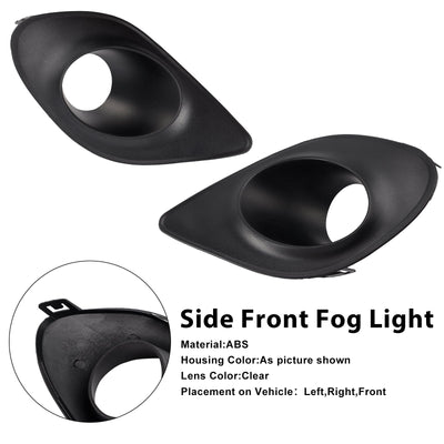 Paire Caches Antibrouillard Dodge Charger 2015-2022 68280428AA - vue de dessus - Becquet Voiture