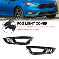 Paire Caches Antibrouillard Nid d'Abeille Ford Focus 2015-2017 ABS - installé sur véhicule - Becquet Voiture